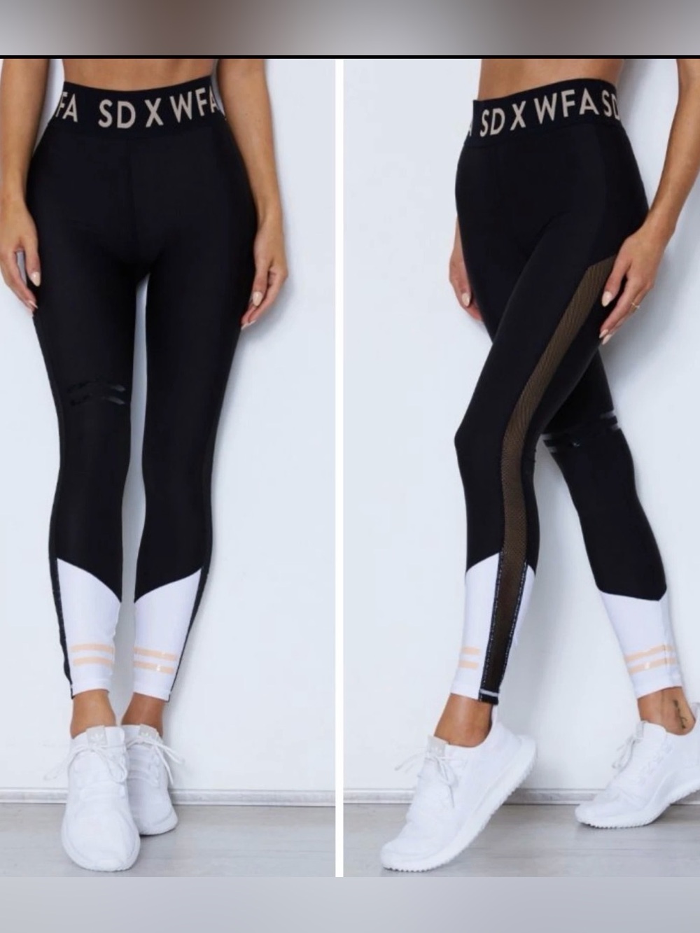 Sarah's Day X White Fox Active Women's Athletic Leggings Size Medium